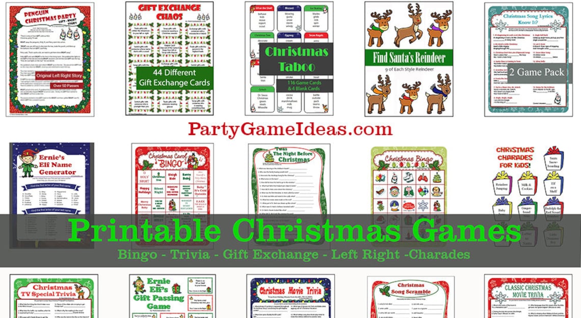 Twas the Night Before Christmas Trivia Game Christmas Eve Etsy