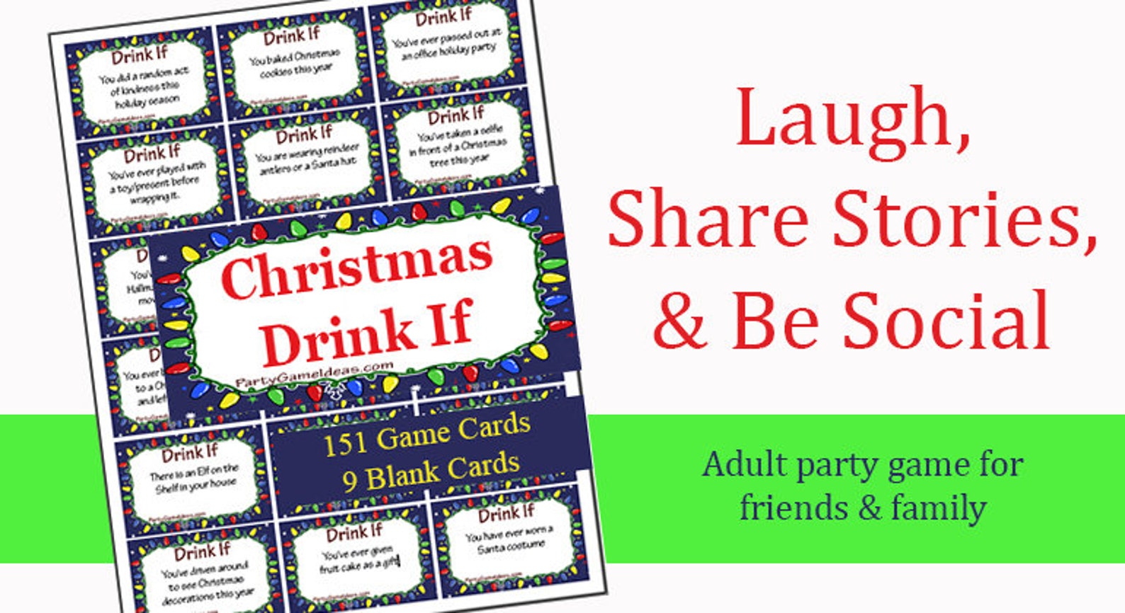 Christmas Drink If Game - Printable Adult Party Game Drink If Game ...