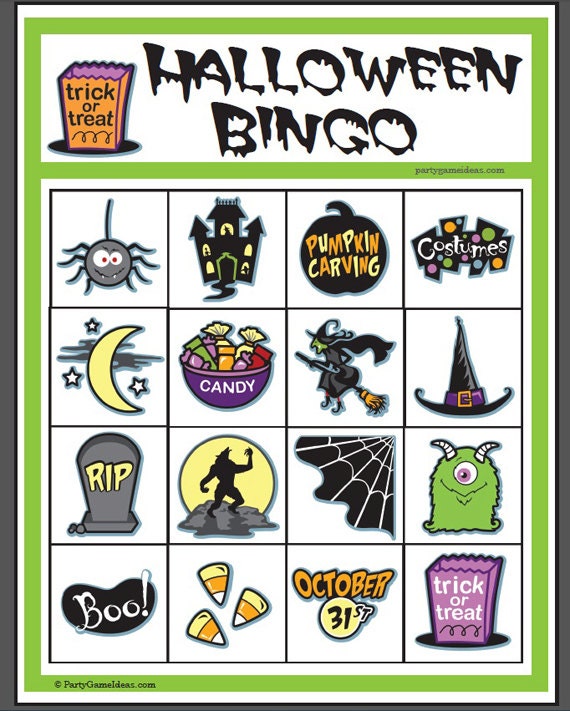 Halloween bingo cards for adults Halloween bingo cards for adults