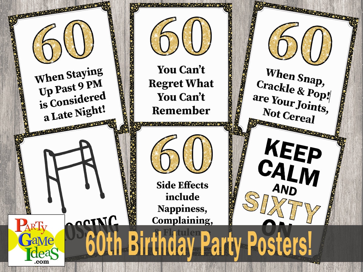 60th Birthday Party Posters Happy Birthday Prank Signs Jokes Gags Il Fullxfull.5051506996 9wnx