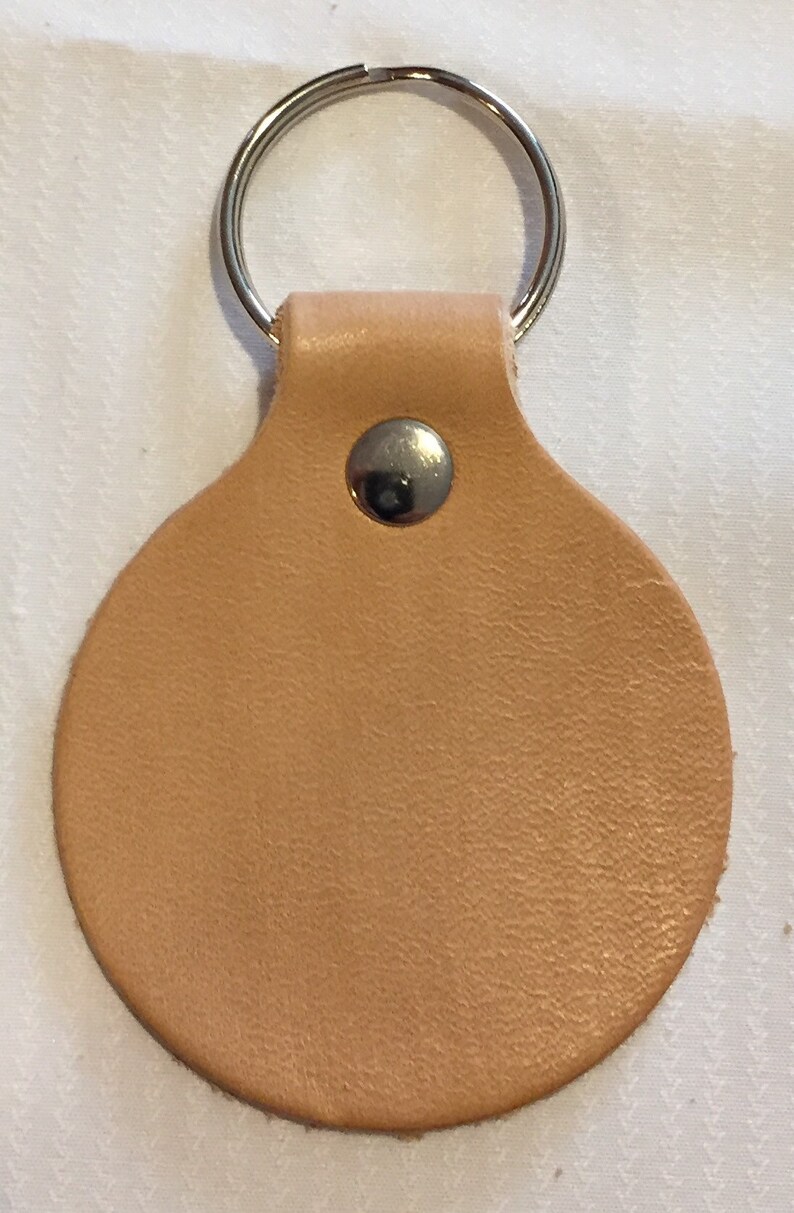 NEW Leather Round Key Fob Kit 25 pack. Etsy