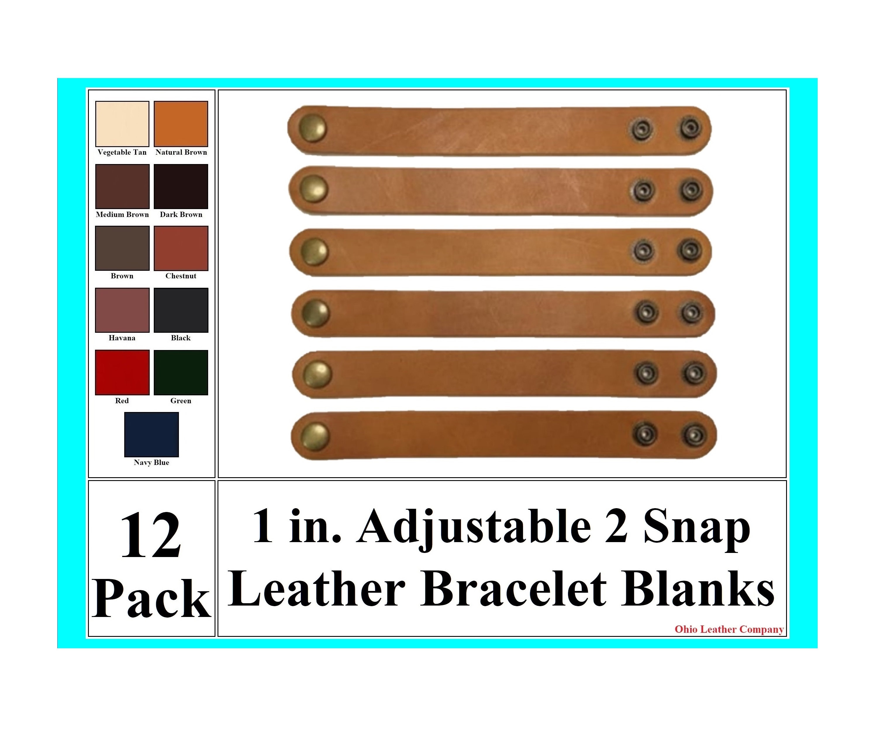 Leather hotsell bracelet blanks