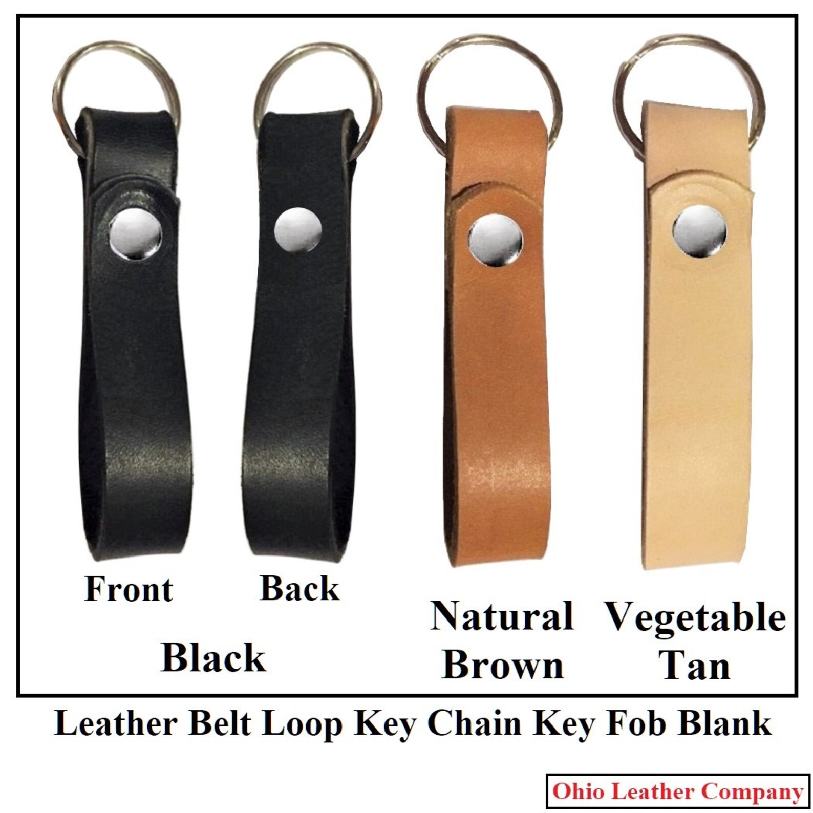 Leather Belt Loop Keychain Leather Keychain Leather Belt Etsy