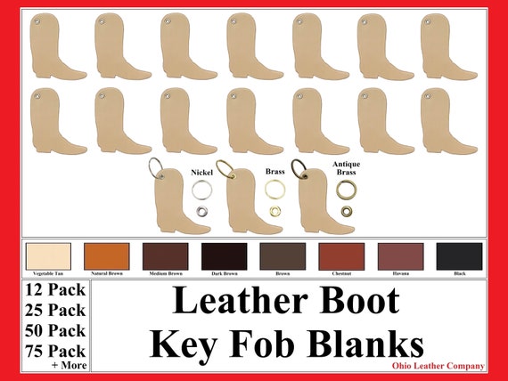 Exclusive Leather Key Fob Blanks - Best Prices - High Quality - Ohio  Leather Company