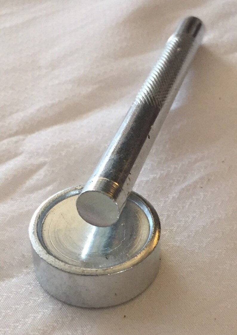 Rivet setter tool and anvil8 mm. Concave rivet setter Etsy