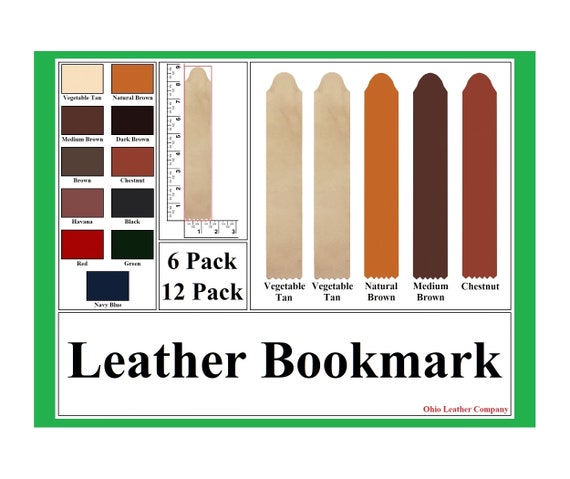 Leather Bookmarks Leather Bookmark Blanks Leather Bookmark Custom