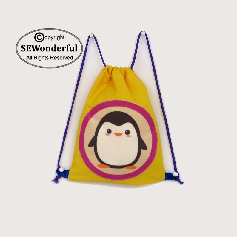 Drawstring Backpack Sewing Pattern PDF - Etsy