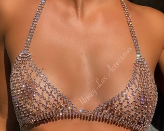 Tori Rhinestone Bralette -  Canada