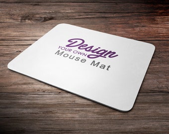 Personalised Photo Computer Mouse Pad Mat | Add Your Own Photo - Designs - Text | Soft - Durable - HD Print | Laptop PC Desk Accessory