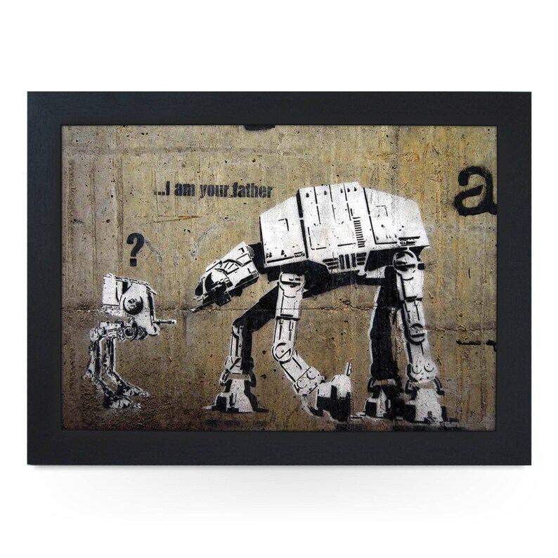 Banksy I Am Your Father Lap Tray L0472 Personalised Gift ...