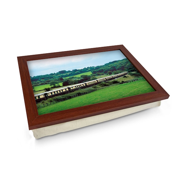 Orient Express Train Lap Tray - L0172 Personalised Gift | Unique Gift | Cushioned Laptray | High Quality | Laptop Desk