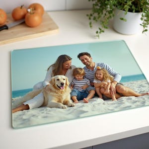 Custom Glass Worktop Saver: Custom Glass Chopping Board