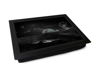 Moon Mountain Lap Tray - L0867 Personalised Gift | Unique Gift | Cushioned Laptray | High Quality | Laptop Desk