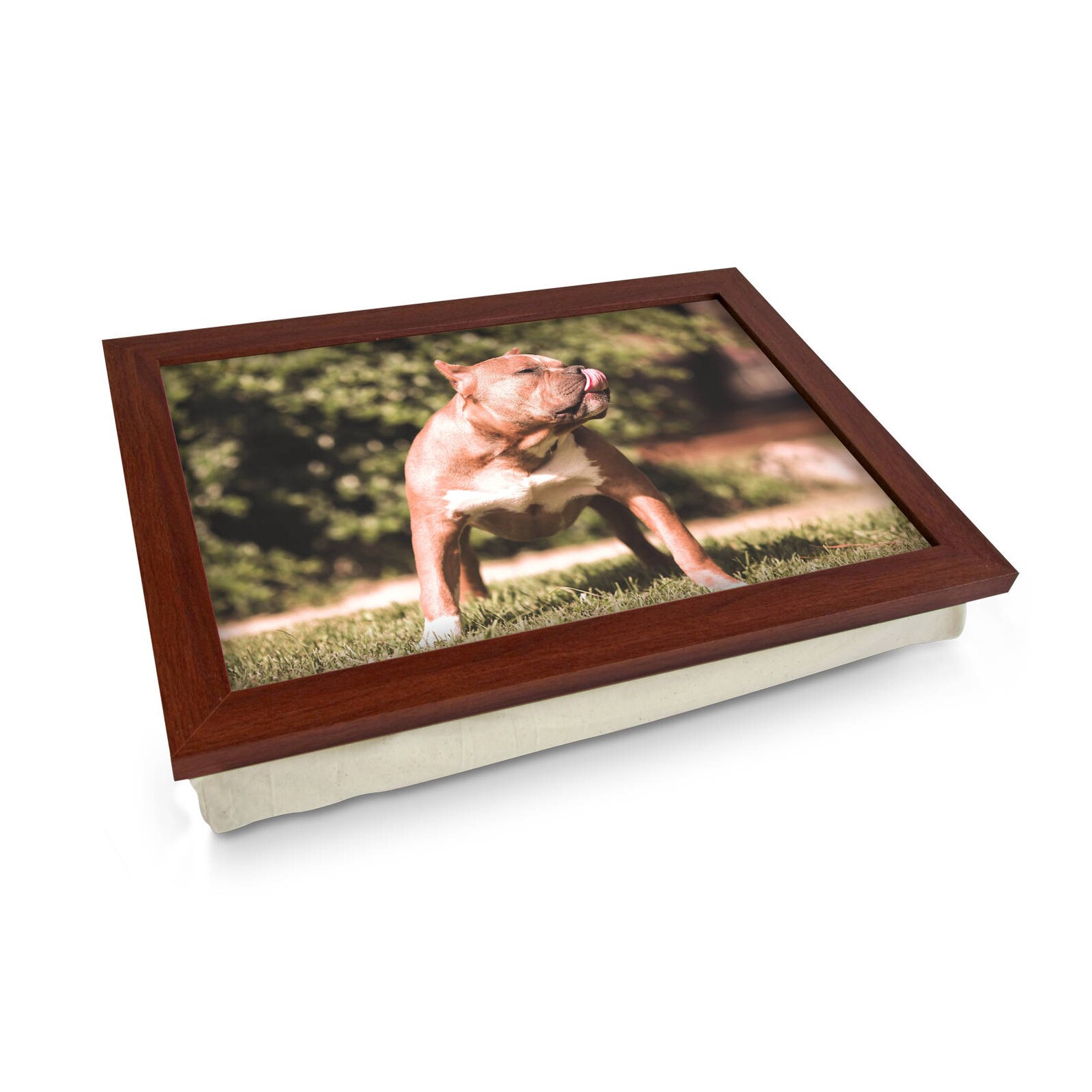 Pitbull Dog Lap Tray L0035 Personalised Gift Unique Gift Etsy UK
