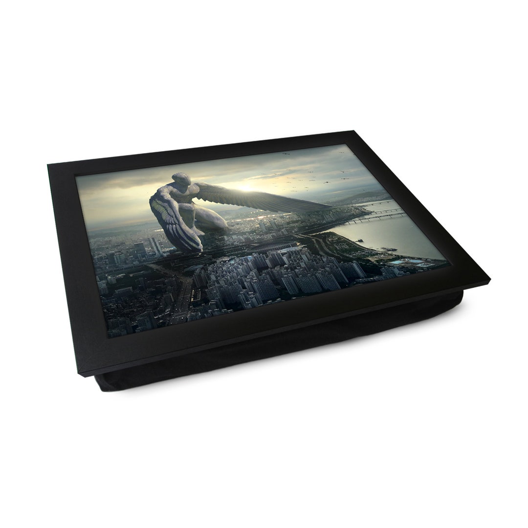 Guardian Angel Lap Tray L865 Personalised Gift Cushioned Laptray Multi