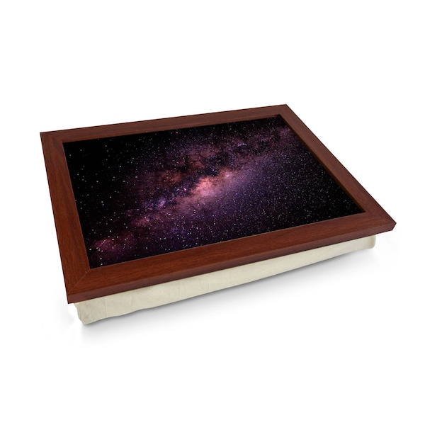 Milkyway Galaxy Lap Tray - L0057 Personalised Gift | Unique Gift | Cushioned Laptray | High Quality | Laptop Desk