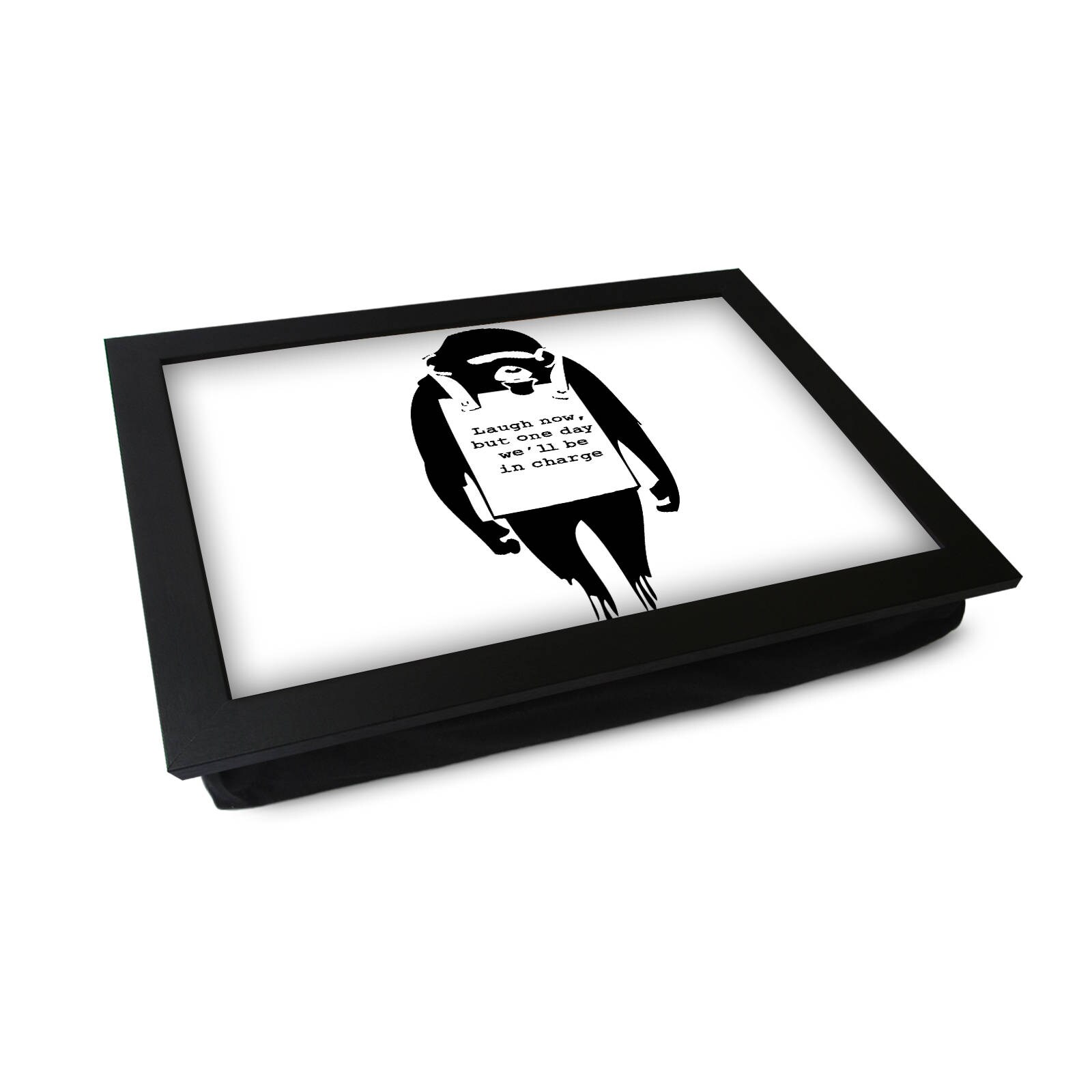 Banksy Monkey Lap Tray L0016 Personalised Gift Unique Gift Etsy Banksy Monkey Lap Tray L0016 Personalised Gift Unique Gift Etsy