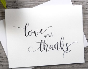 Set of 8, THANK YOU CARDS, Thank You Cards Set, Thank You Card Set, Thank You Note Cards, Wedding Thank You Cards, Thank You Notes