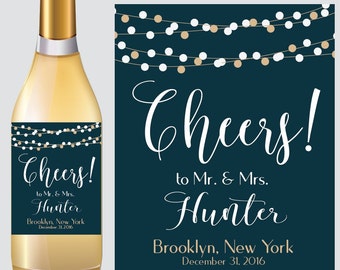 Free personalised wine bottle labels