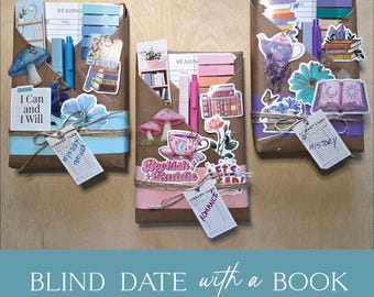Blind Date with a Book | Book Lover Gift | Book Annotation Kit | Reader Gift Box