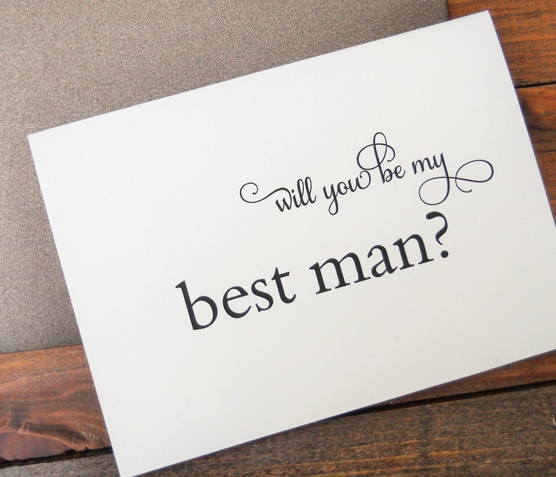Ask Best Man Best Man Invitation Will You Be My Best Man Gift Will You BE My BEST MAN Card Will You Be My Best Man Best Man Box