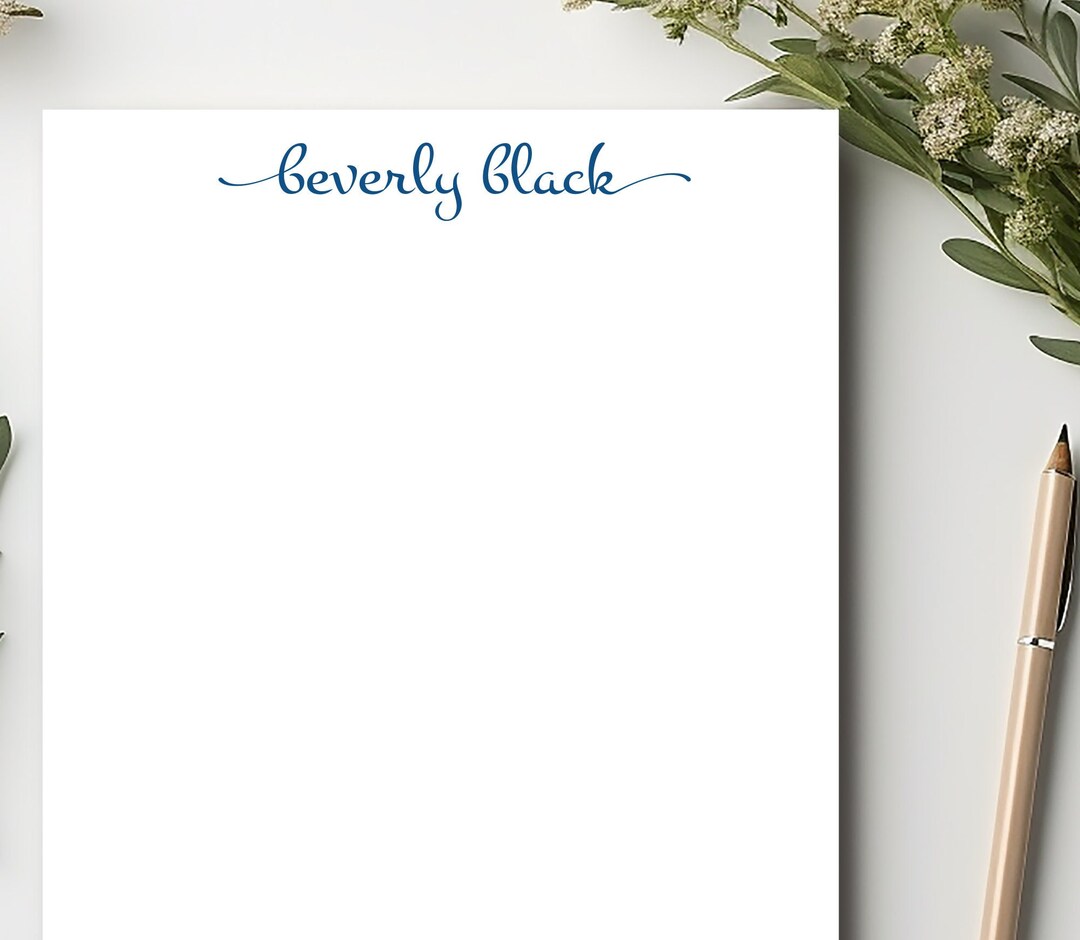 PERSONALIZED NOTEPAD | Custom Notepad | Notepad With Name | Script Name ...