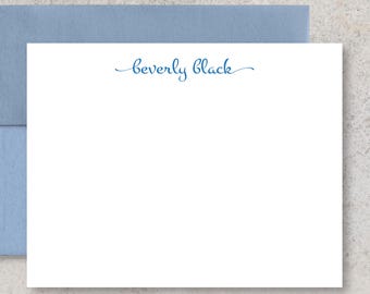 Custom Script Note Cards | Personalized Stationery for Women| Stationery Gift Sets | Style V1191