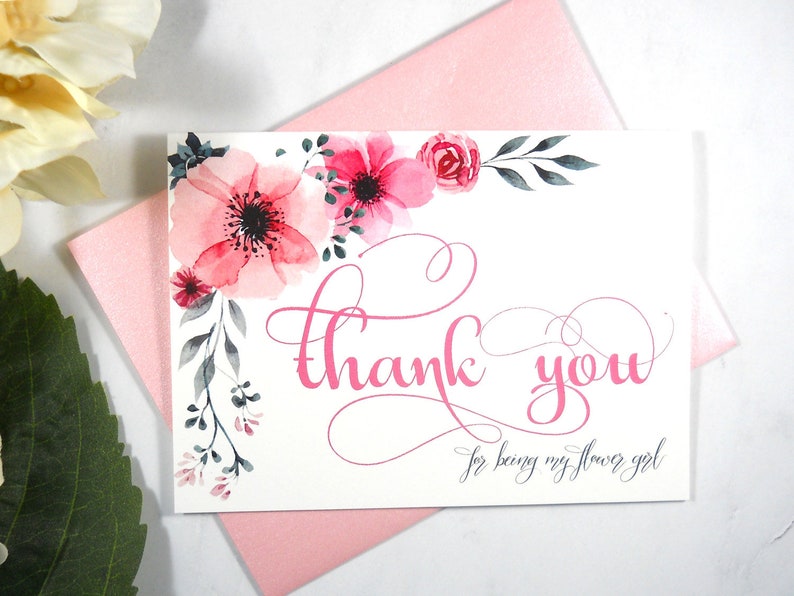 thank you for being my flower girl gift