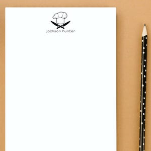 Kitchen Theme Notepad | Personalized Chef To Do List | Style DC811