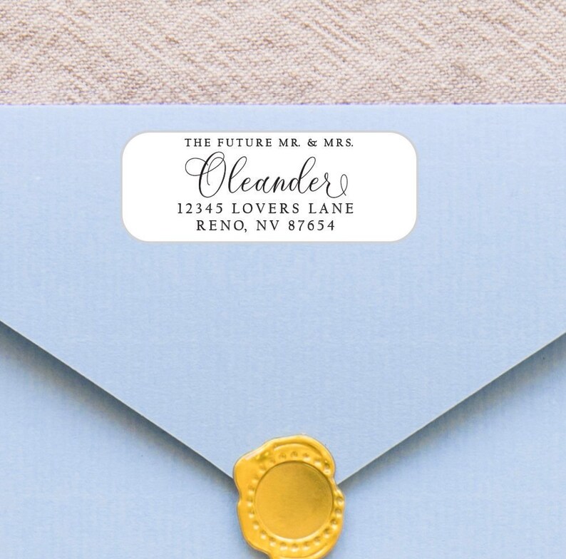 Address Labels Stickers Return Address Labels Wedding Address Labels Future Mr and Mrs Return Address Label