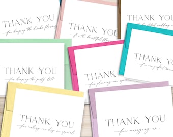 Wedding Vendor Thank You Cards | Vendor Tip Card | Florist, Photographer, DJ Appreciation | Style CL488