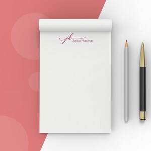 PERSONALIZED NOTEPAD | Custom Notepad | Script Notepad With Name ...