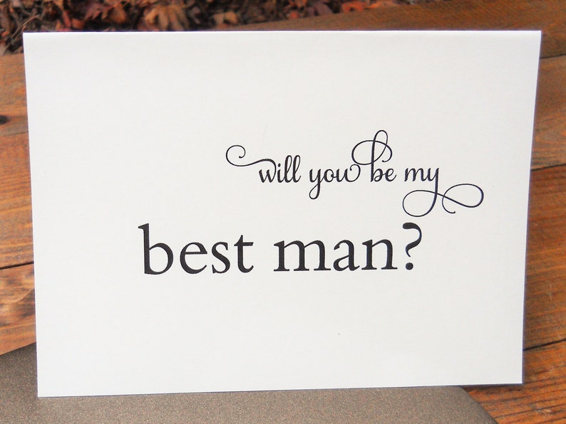 Ask Best Man Best Man Invitation Will You Be My Best Man Gift Will You BE My BEST MAN Card Will You Be My Best Man Best Man Box