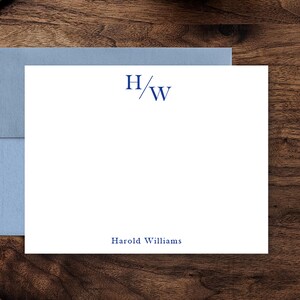 MONOGRAM NOTE CARDS | Personalized Stationery | Custom Writing Set | Style B4104