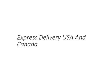 Express Delivery USA and Canada