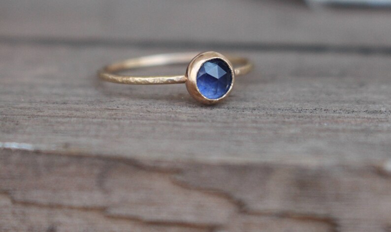 14 k Gold Sapphire Ring