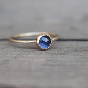 14k guld safirring