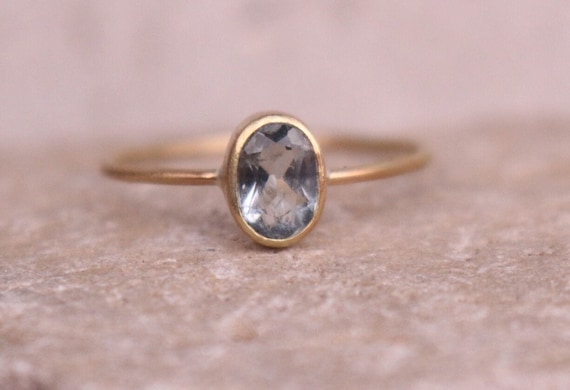 585 Goldring Aquamarin verlobungsring
