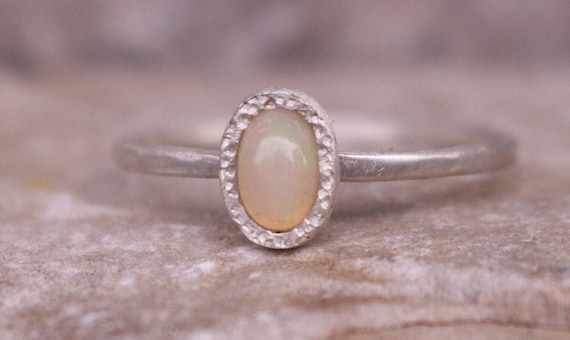 925 Sterling Silber Ring Opal