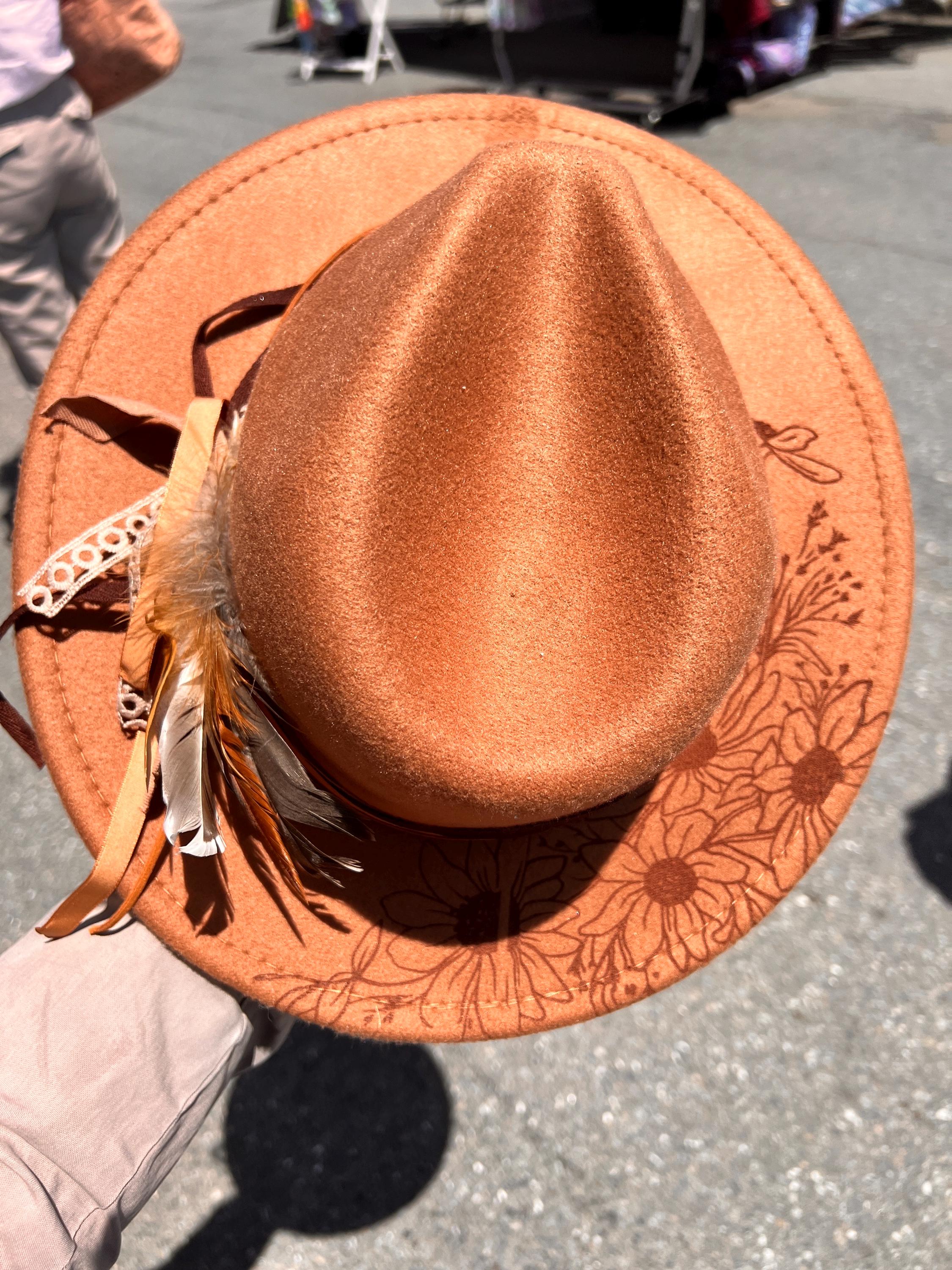 Artisan Brim Hat – Unique Botanical-Inspired Statement Hats