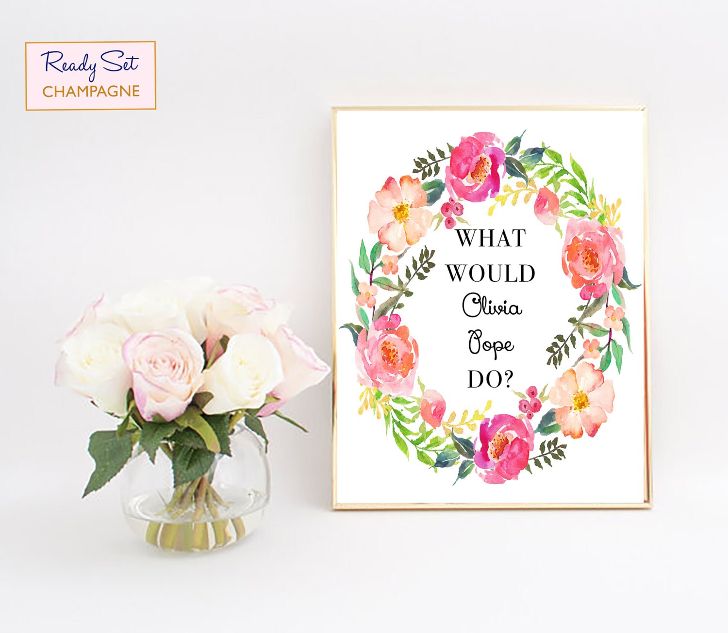 What Would Olivia Pope Do Scandal Tv Show Scandal Wall Art Etsy
