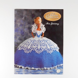 Crochet Barbie Doll Dress Pattern: Antebellum Miss January, Original