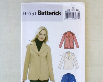 Womens Blazer Jacket Sewing Pattern 