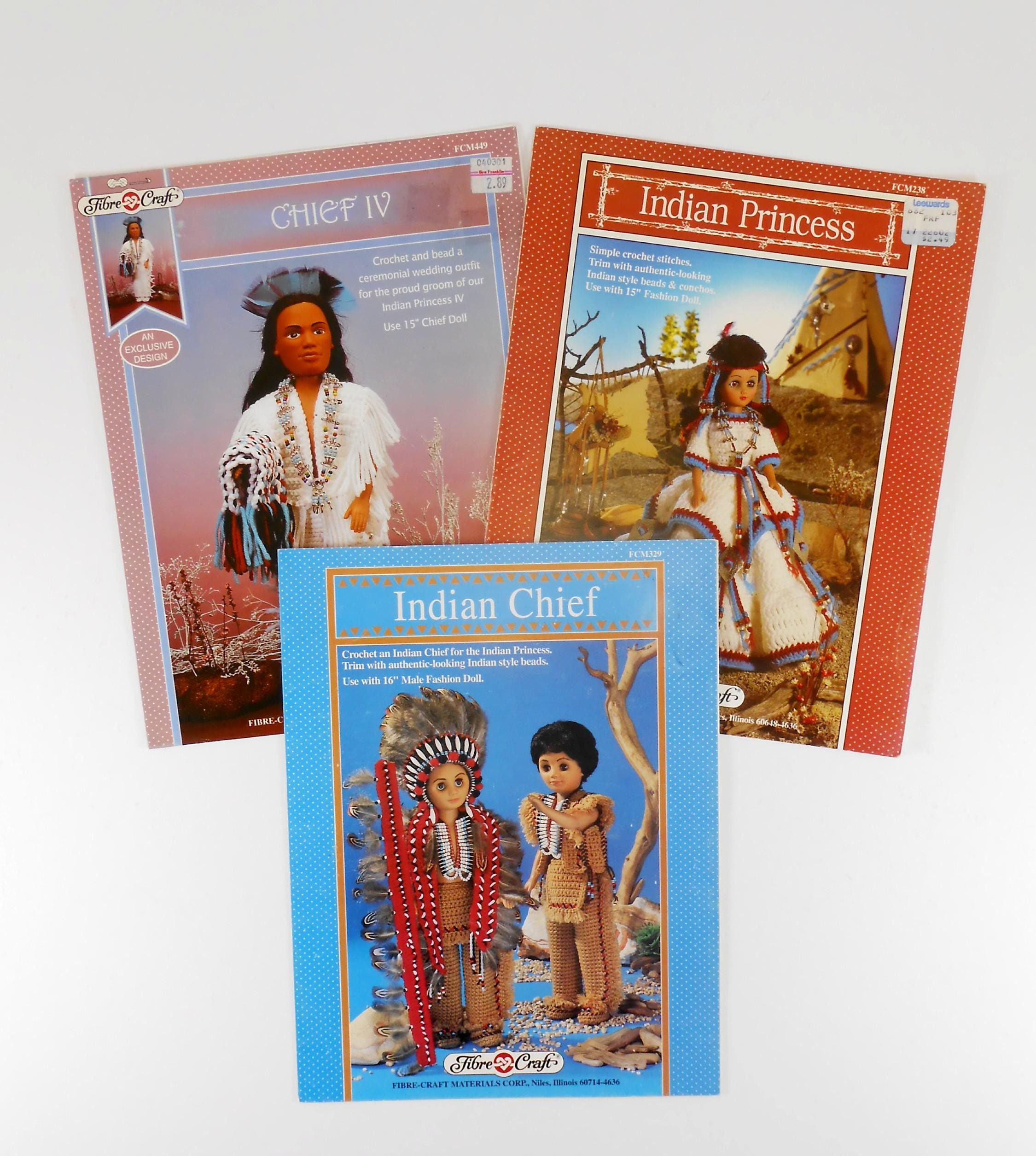 Native American Doll Clothes Pattern Set