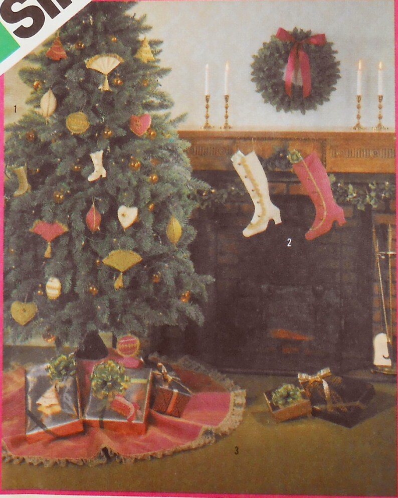 Victorian Stocking Sewing Pattern Victorian Ornaments - Etsy