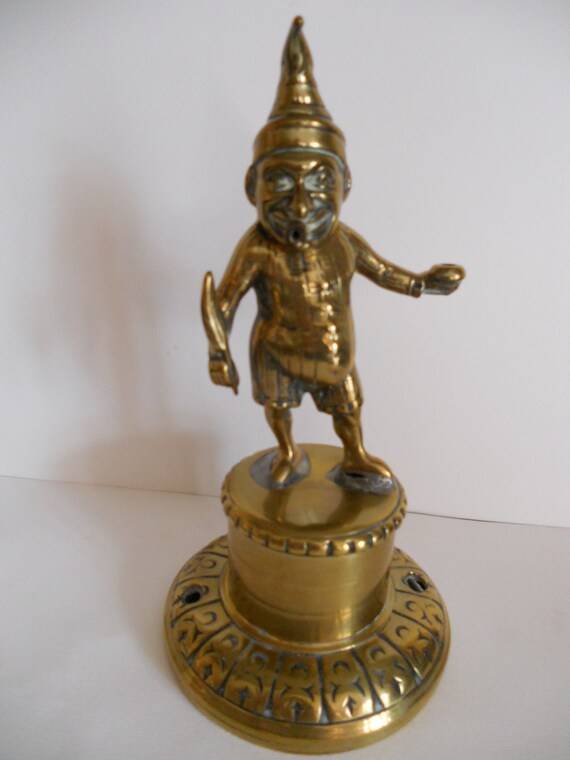 Mr Punch Bar Top Lighter Very Rare Early Victorian Brass Etsy