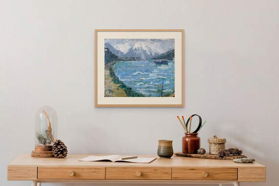 ASHORE 15x18”   Oil on Canvas, Live Painting, Nha Trang, unframed, Original by Nguyen Ly Phuong Ngoc