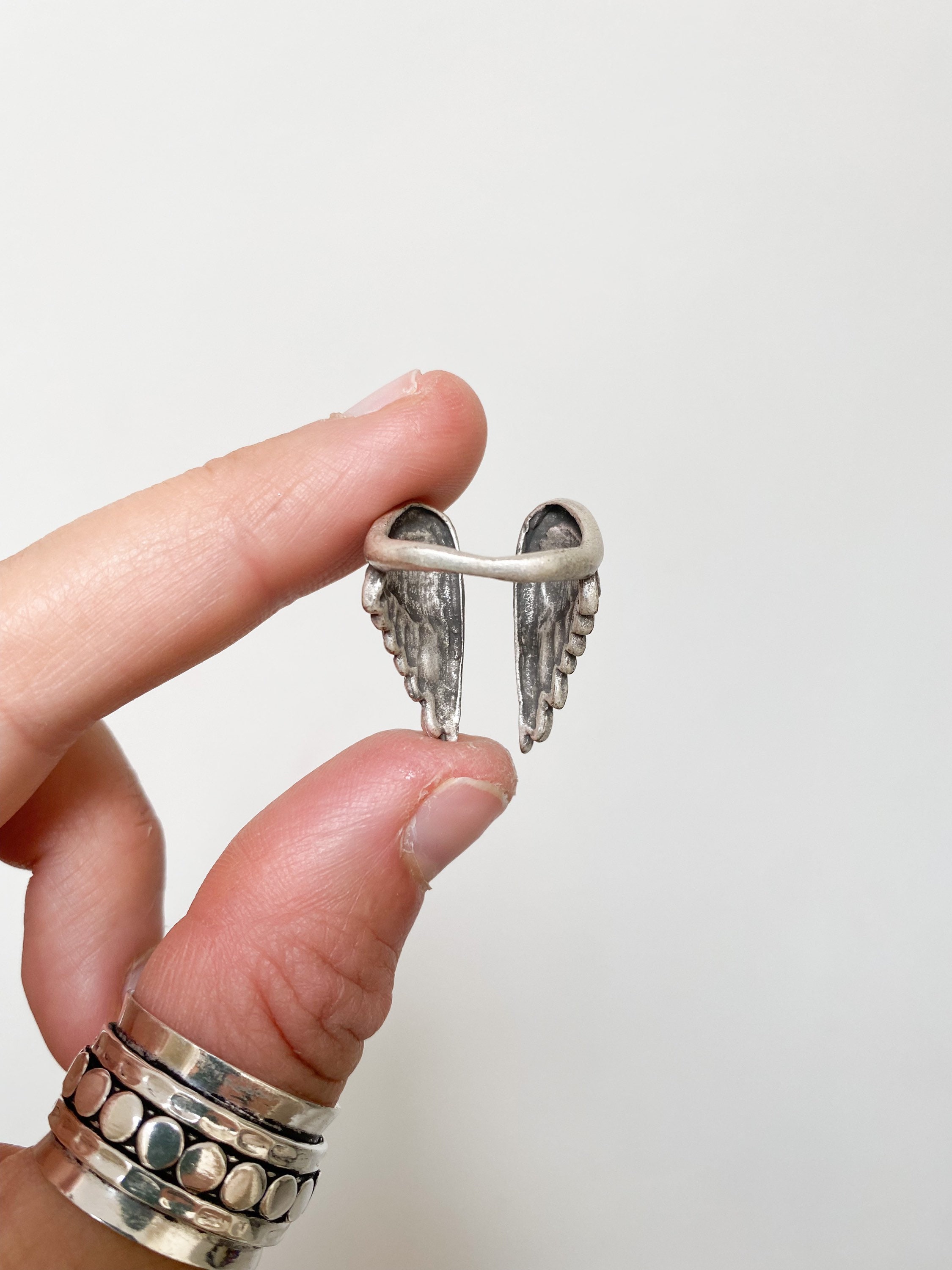 ANGEL WING TOE RING SILVER - coyseio