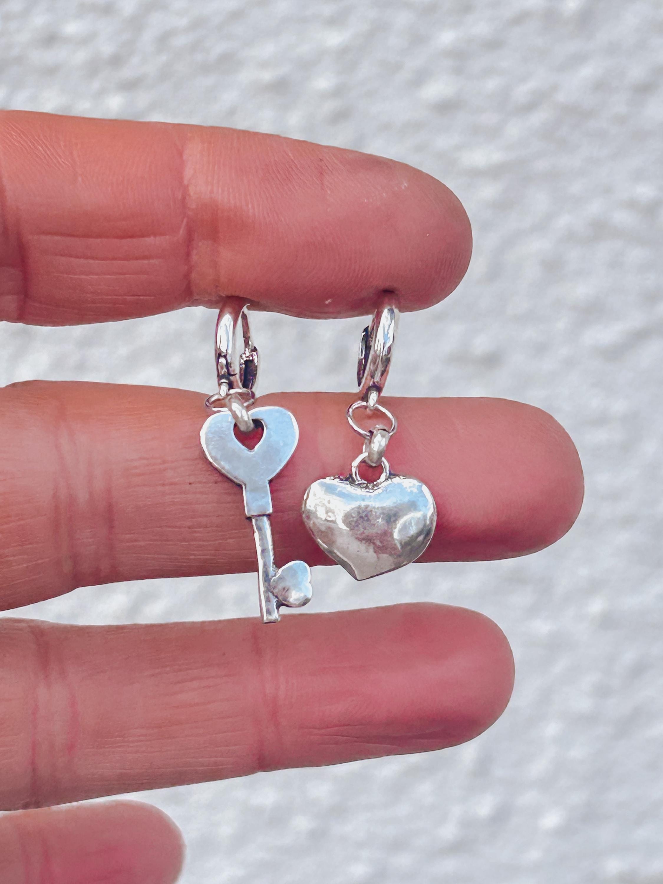 Orecchini a gancio in argento sterling con pietra blu: gioielli