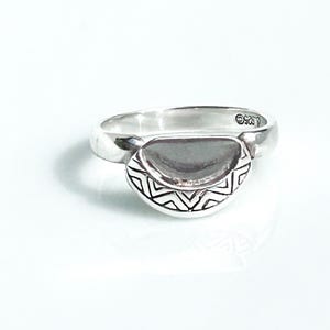 Anello in argento sterling di Carolyn Pollack: design tribale boho vintage, taglia US 6